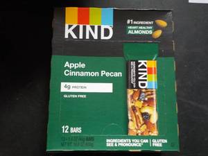 Box of 12 Kind Apple Cinnamon Pecan...