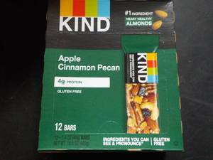 Box of 12 Kind Apple Cinnamon Pecan...