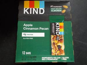 Box of 12 Kind Apple Cinnamon Pecan...