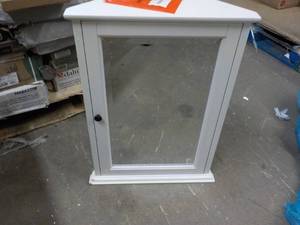 Corner Wall Cabinet- some damage as...