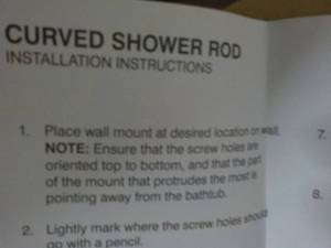 Curved Metal Shower Rod...