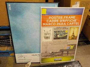 2 Poster Frames and Desk Blotter...