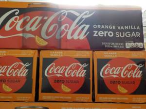 4 - 12 packs Coca Cola Orange Vanil...
