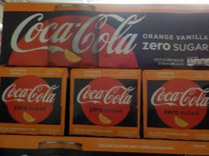 4 - 12 packs Coca Cola Orange Vanil...
