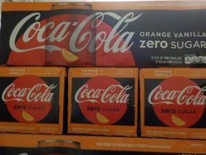 4 - 12 packs Coca Cola Orange Vanil...