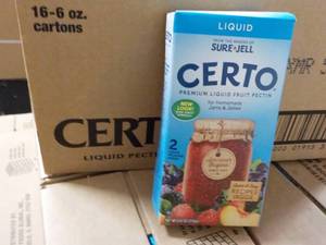2 Cases Sure Jell Certo liquid Pect...
