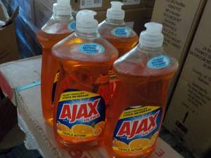 4 - 28 oz Bottles Ajax Ultra Dish S...