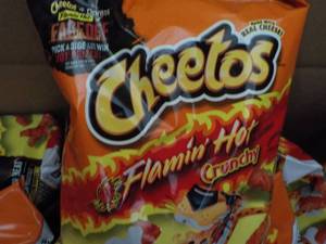 2 Cases Cheetos Flamin Hot Crunchy ...