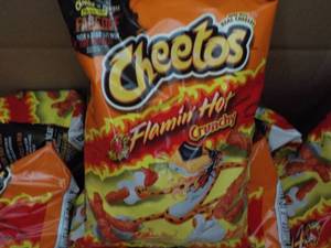 2 Cases Cheetos Flamin Hot Crunchy ...
