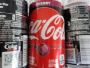 2 cases Coca Cola Cherry Zero Sugar...