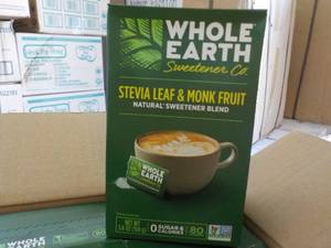 Case of 12 Boxes Whole Earth Stevia...