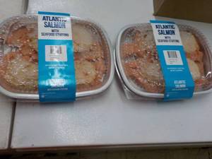 2 - 2 lb. Frozen Atlantic Salmon wi...