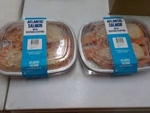 2 - 2 lb. Frozen Atlantic Salmon wi...