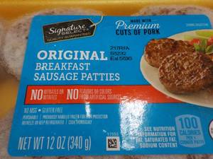 Case of 8 pkgs Frozen Breakfast Sau...