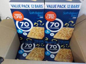 case of 4 boxes Fiber One Soft Bake...