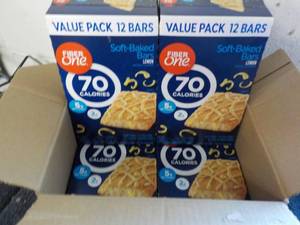 case of 4 boxes Fiber One Soft Bake...