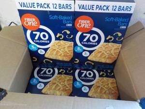 case of 4 boxes Fiber One Soft Bake...