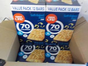 case of 4 boxes Fiber One Soft Bake...