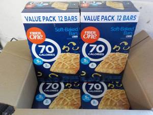 case of 4 boxes Fiber One Soft Bake...