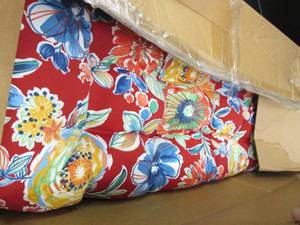 lot 16 image: flower cushion ...