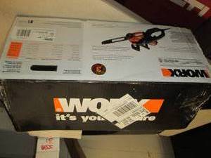 lot 21 image: worx 15 amp 18 inch electric chain ...