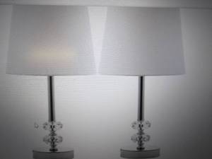 lot 25 image: ashford crystal orb lamp ...