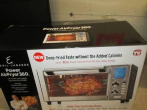 lot 34 image: power air fryer 360 powers on ...
