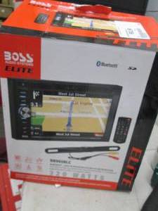 lot 56 image: boss elite car radio broken screen ...