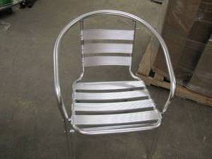 lot 58 image: 5 aluminum chairs ...
