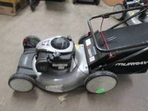 lot 76 image: murray lawnmower 21 inch back wheel...