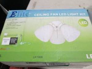 lot 105 image: elite ceiling fan led light kit ...