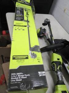 lot 155 image: ryobi 40 volt 15 inch cordless car...