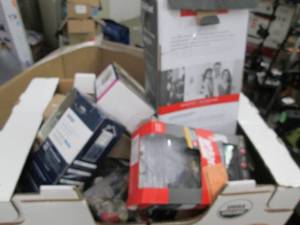 lot 175 image: box of door locks and dead bolts mo...