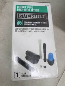 lot 189 image: everbuilt double pipe deep well kit...