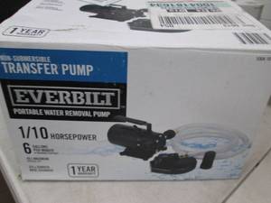 lot 193 image: everbuilt non submersible transfer ...