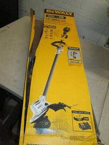 lot 236 image: dewalt 20 volt 14 inch weed whip wo...