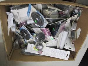 lot 288 image: box lot of plumbing , toilet parts ...