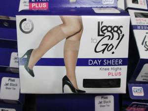 lot 299 image: case of leggs to go day sheer knee ...