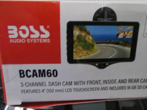 Boss BCAM60 3 Channel Dash Cam open...