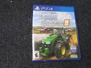 PS4 Farming Simulator 19 open box...