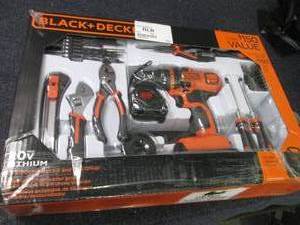 BLACKDECKER 66-Pc. 20V Lithium-Ion...
