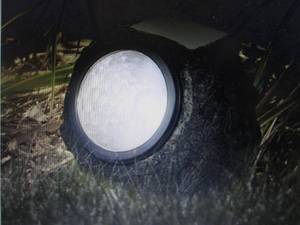Pure Garden LED Solar Rock Landscap...