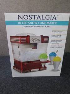 Nostalgia Retro Snow Cone Maker ope...
