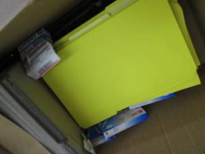 Box of Misc Office Products...