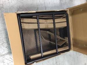 60 x 24 Black Steel Basket Cargo Carrier (Folding 2 Shank, 500 lbs.) by CURT