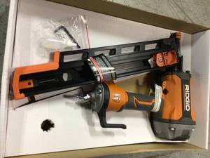 Pneumatic 21-Degree 3-12 in. Round Head Framing Nailer by RIDGID