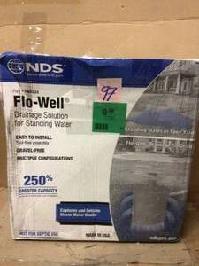 NDS 40-Gallon Flo Well Storm Drainage Dry Well&nbsp&nbsp&nbspCustomer Returns See Pictures