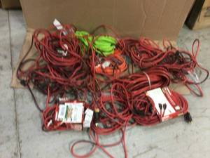 HUSKY 100 FT INDOOR &amp OUTDOOR EXTENSION CORD&nbsp&nbspCustomer Returns See Pictures