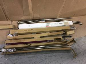 MIX LOT OF SHOWER CURTAIN BAR Various Sizes and Conditions&nbsp&nbspCustomer Returns See Pictures