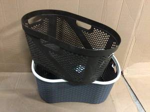 40 L Laundry Basket Brown&nbsp&nbspCustomer Returns See Pictures